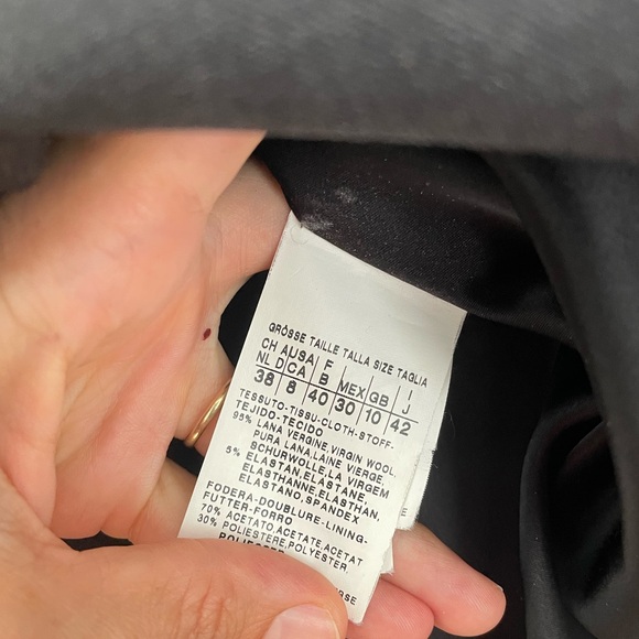 Max Mara Black Skirt Suit - Size 8 - Picture 3 of 3